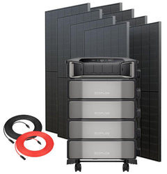 Ecoflow Delta Pro Ultra Solar Generator with 400 Watt Solar - Rigid Panels - AllProGenerators