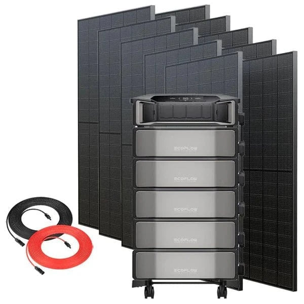 Ecoflow Delta Pro Ultra Solar Generator with 400 Watt Solar - Rigid Panels - AllProGenerators