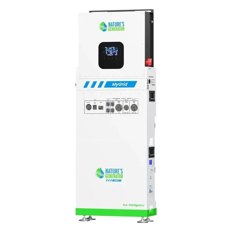 Nature's Generator MyGrid 10K With Panels and wind Turbine - AllProGenerators