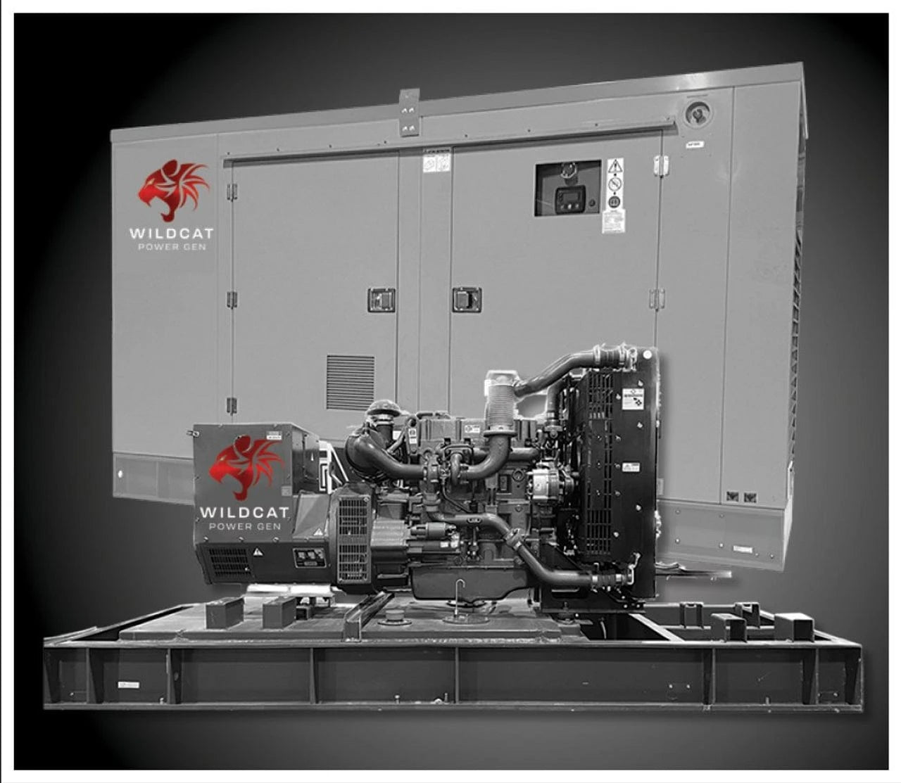 Wildcat Roughneck Natural Gas - Propane Generator 30KW NG - LPG 30KW - Prime Power - AllProGenerators