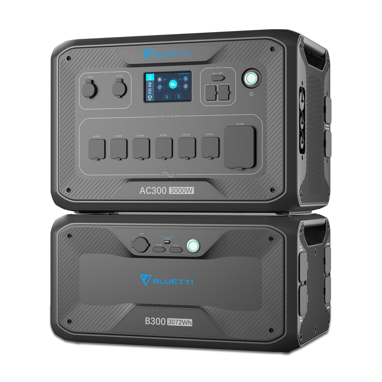 BLUETTI AC300 with B300 Extra Battery Home Battery Backup - AllProGenerators
