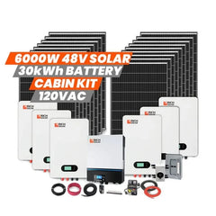 Rich Solar 6000W 48V 120VAC Cabin Kit - AllProGenerators