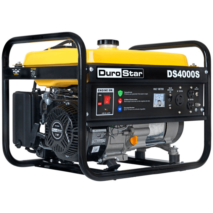 DuroStar DS4000S 4000 - Watt 7 - Hp Air Cooled OHV Gas Engine Portable RV Generator - AllProGenerators
