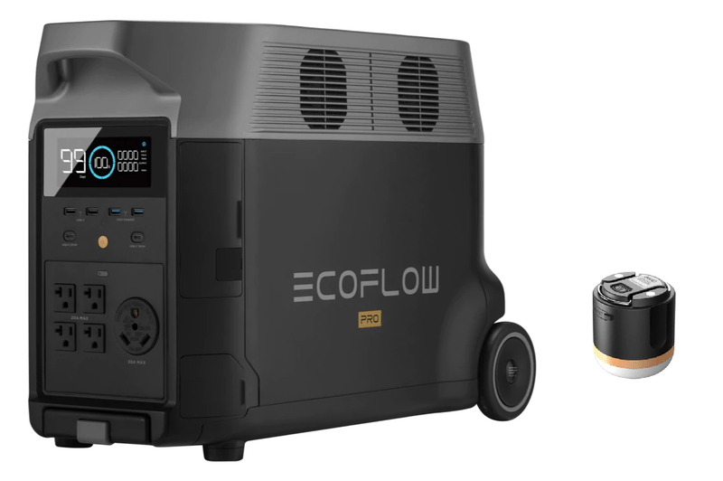 EcoFlow DELTA Pro Portable Power Station + FREE Camping Light - AllProGenerators