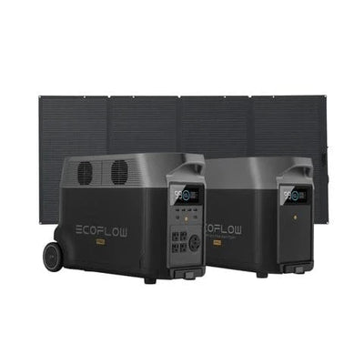 EcoFlow DELTA Pro with Smart Extra Battery and 400W Solar Panel - AllProGenerators