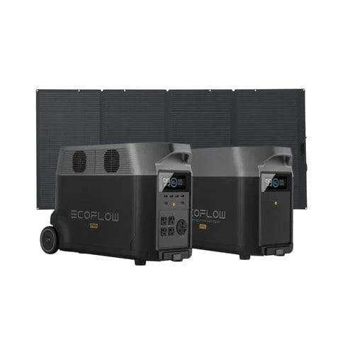 EcoFlow DELTA Pro with Smart Extra Battery and 400W Solar Panel - AllProGenerators