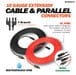 10 Gauge 50 Feet Solar Extension Cable and Parallel Connectors - AllProGenerators