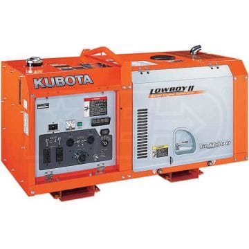 Kubota GL11000TM 11000 Watt Lowboy II Series Industrial Diesel Generator w Output Terminals - AllProGenerators