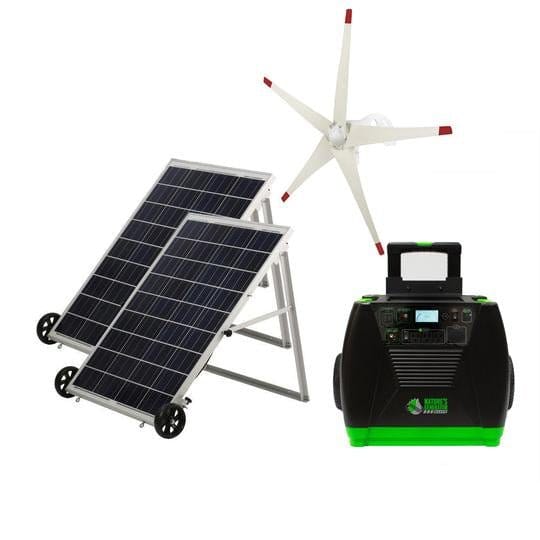 Nature's Generator Elite Gold - WE System Complete Power System With Wind Turbine - AllProGenerators