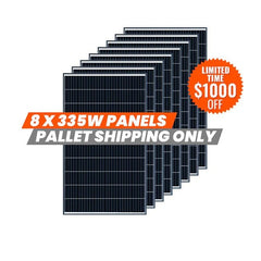 Ecoflow Delta Pro X2 - 21.6KWH and 2,680 Watts of Solar Complete Solar Generator - AllProGenerators