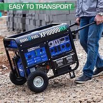 DuroMax XP10000HX 10,000 - Watt 439cc Dual Fuel Gas Propane Portable Generator with CO Alert - AllProGenerators