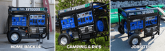 DuroMax XP10000HX 10,000 - Watt 439cc Dual Fuel Gas Propane Portable Generator with CO Alert - AllProGenerators