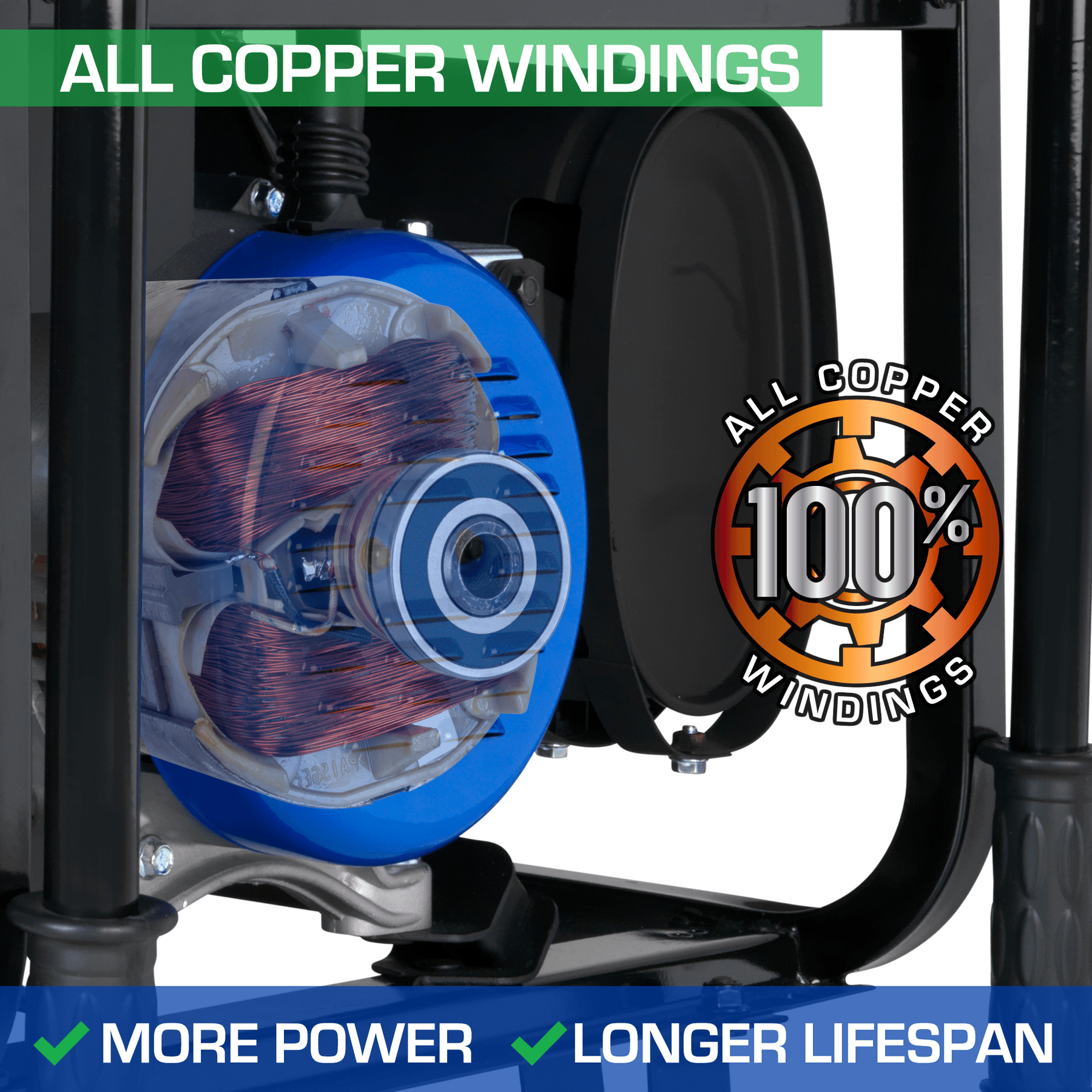 Duromax XP13000HXT 13,000 Watt Tri Fuel Generator w/ CO Alert - AllProGenerators