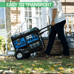 Duromax XP13000HXT 13,000 Watt Tri Fuel Generator w/ CO Alert - AllProGenerators