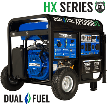 Duromax XP13000HX Watt Dual Fuel Portable Generator with CO Alert - AllProGenerators