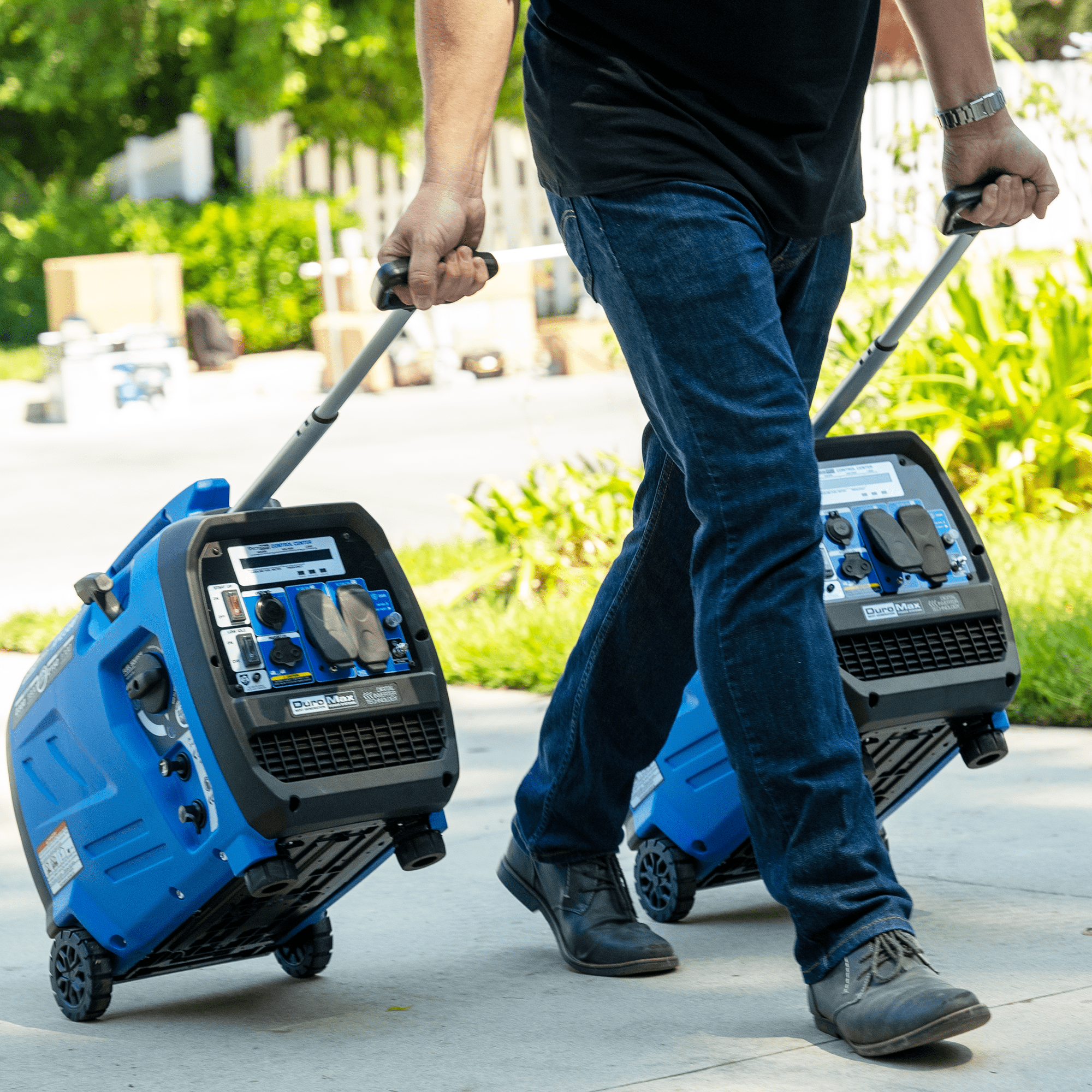 DuroMax XP2300iH 2300 - Watt 80cc Dual Fuel Digital Inverter Hybrid Portable Generator with CO Alert - AllProGenerators