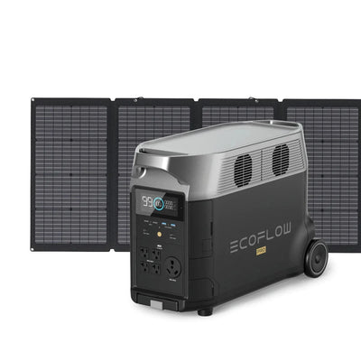 Ecoflow Delta Pro With 220 Watt Solar Panel - AllProGenerators