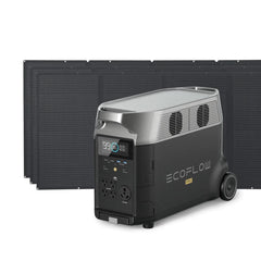 EcoFlow DELTA Pro with 400W Solar Panel plus a FREE Camping Light and Solar Angle Guide - AllProGenerators