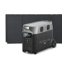 EcoFlow DELTA Pro with 400W Solar Panel plus a FREE Camping Light and Solar Angle Guide - AllProGenerators