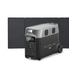 EcoFlow DELTA Pro with 400W Solar Panel plus a FREE Camping Light and Solar Angle Guide - AllProGenerators