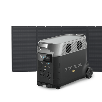 EcoFlow DELTA Pro with 400W Solar Panel - AllProGenerators