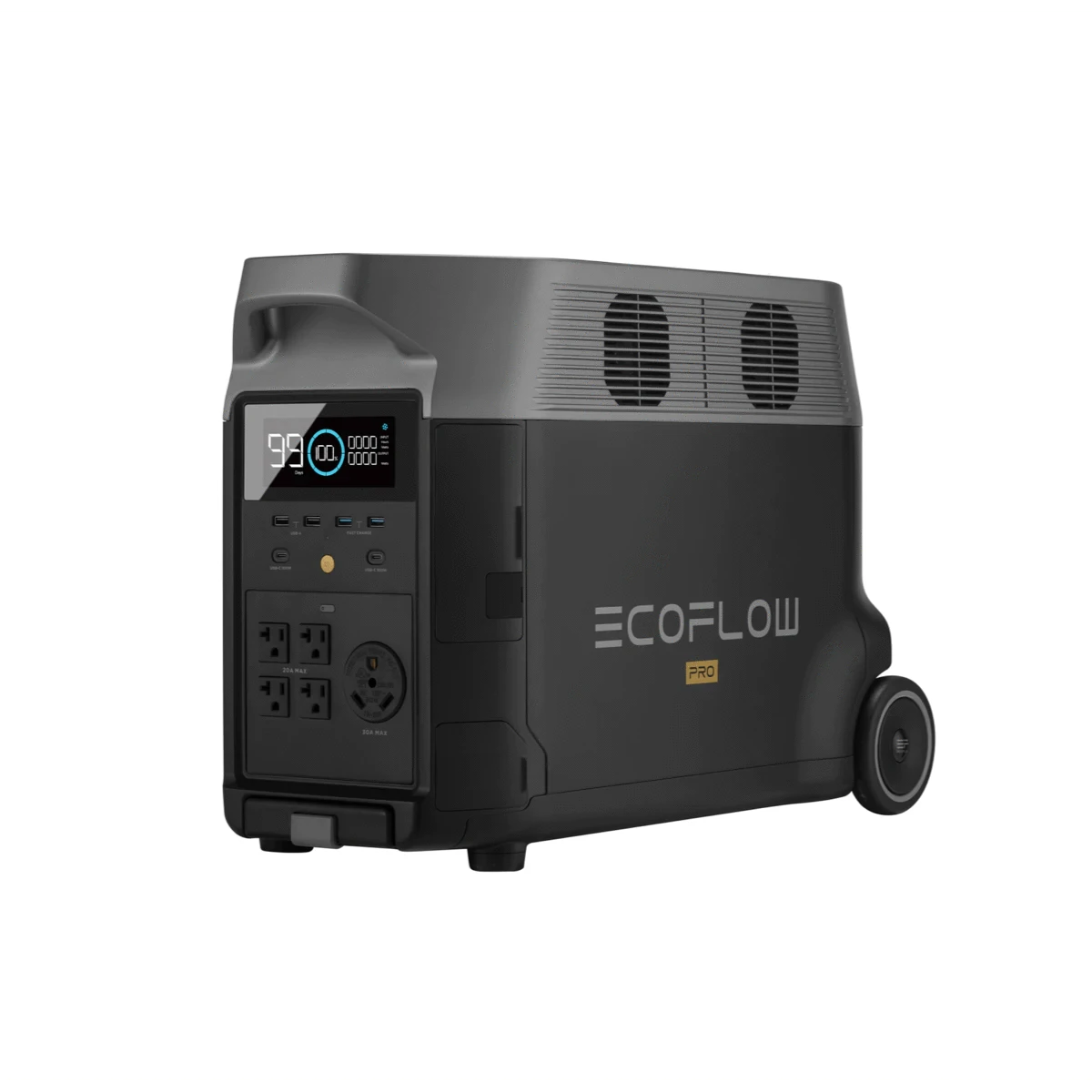 Ecoflow Delta Pro With Pro Bag and 400 Watt Solar Panel - Complete Solar Generator System - AllProGenerators