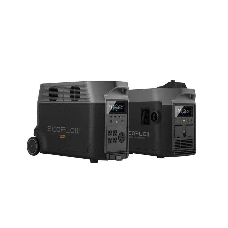 EcoFlow DELTA Pro with Gas Smart Generator and Adapter - AllProGenerators