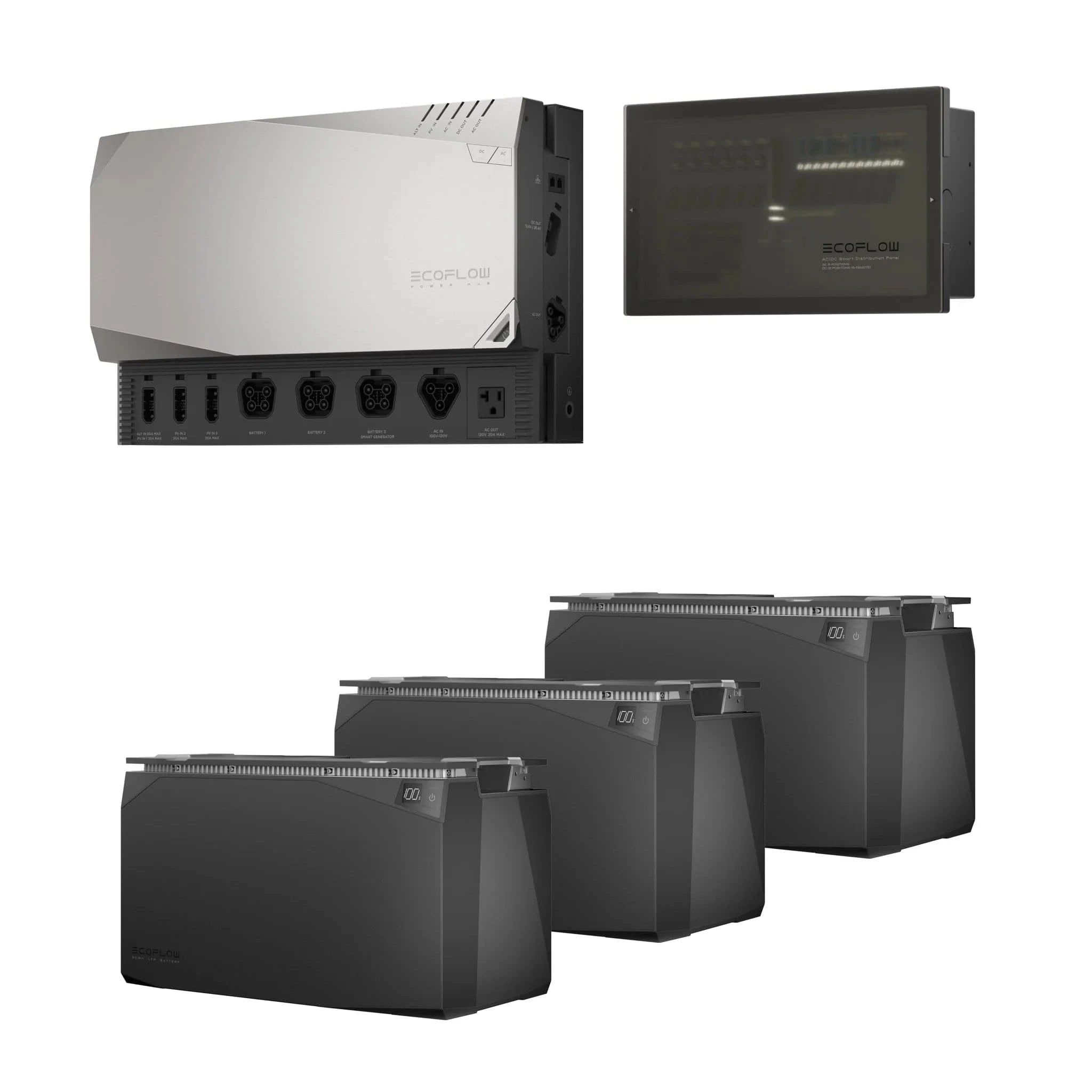 EcoFlow 15kWh Power Kit with stacked batteries
