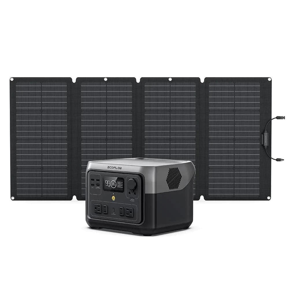 EcoFlow RIVER 2 Max+ 160W Portable Solar Panel - AllProGenerators