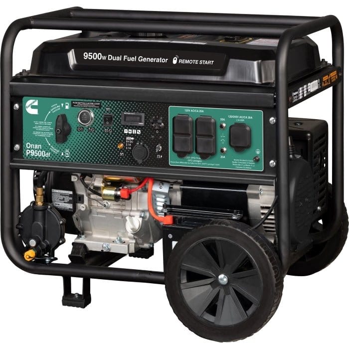 CUMMINS ONAN 9500 WATT DUAL FUEL (GAS/LPG) PORTABLE GENERATOR 9500df - AllProGenerators