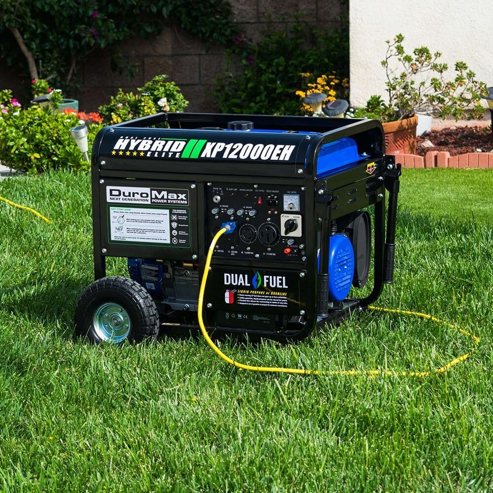 DuroMax XP12000EH 12000 - Watt Portable Hybrid Gas Propane Generator "The Beast" - AllProGenerators