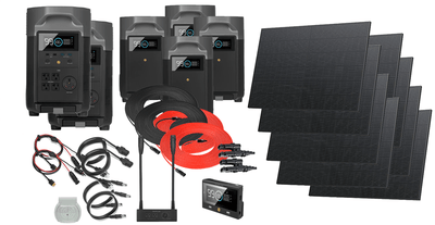 Ecoflow Delta Pro X2 - 21,600 Watt - Hour Solar Generator System with 3,200 Watts of Solar - AllProGenerators