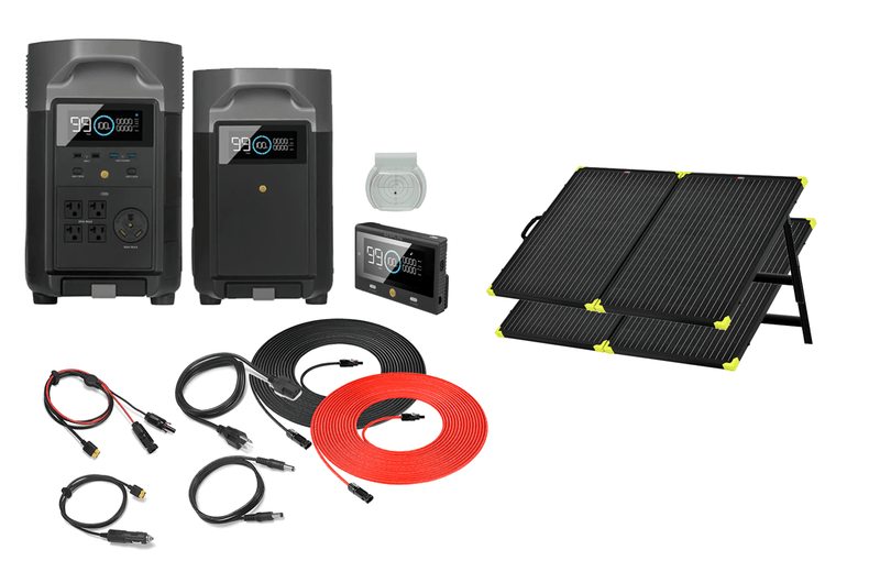 EcoFlow DELTA Pro 7.2 KWH System with 400 to 1600 Watts - AllProGenerators