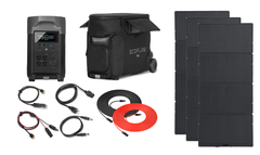 Ecoflow Delta Pro With Pro Bag and 400 Watt Solar Panel - Complete Solar Generator System - AllProGenerators