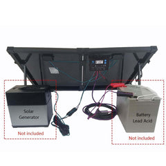 ACOPOWER 100W Foldable Solar Panel Kit, Waterproof ProteusX 20A Charge Controller (New Launched) - AllProGenerators
