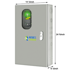 50A Automatic Transfer Switch for Solar & Home Backup Power (Up to 24 Circuits) - AllProGenerators
