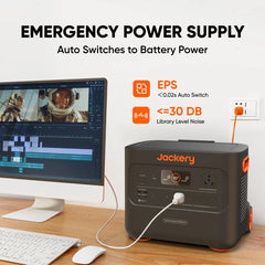 Jackery E2000 Plus showing LiFePO4 battery info

