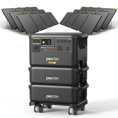 PECRON F5000LFP Portable Power Station | 7200W 5120Wh 120V/240V Solar Generator
