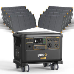 PECRON F5000LFP Portable Power Station | 7200W 5120Wh 120V/240V Solar Generator