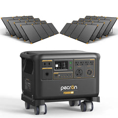PECRON F5000LFP Portable Power Station | 7200W 5120Wh 120V/240V Solar Generator