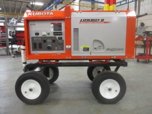 Kubota 4 - Wheel Kit For GL 7000 & GL 11000 Portable Diesel Generators - AllProGenerators