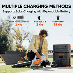 Jackery E2000 Plus showing LiFePO4 battery info


