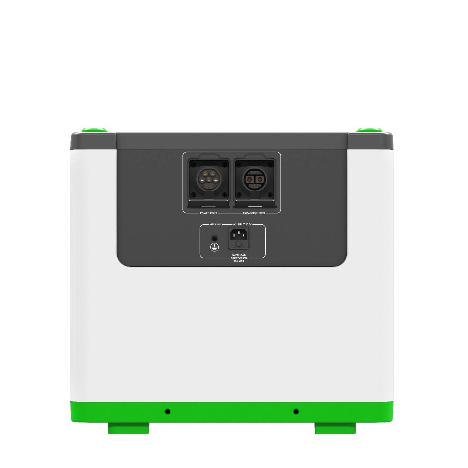 Nature's Generator L3600 LiFePO4 home battery backup system back view