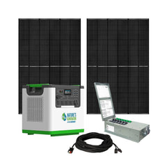 Nature's Generator L3600 with two 440W bifacial solar panels