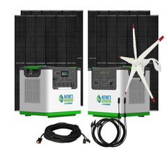 Nature's Generator L3600 Platinum solar and wind generator package