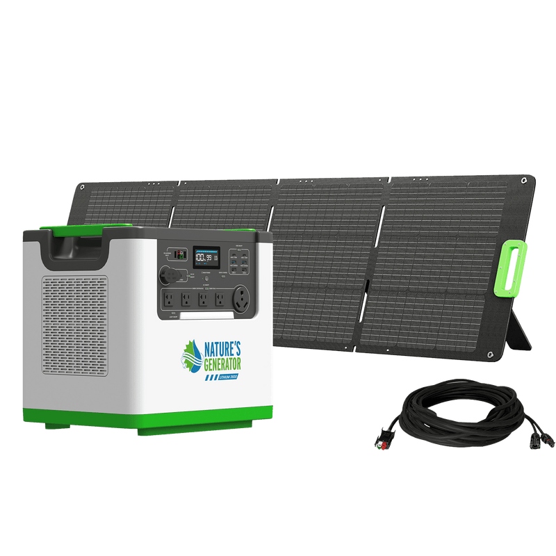 Nature's Generator L3600 Solar Generator | 3600W LiFePO4 - AllProGenerators