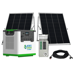 Nature's Generator L3600 home power backup with 6-circuit transfer switch