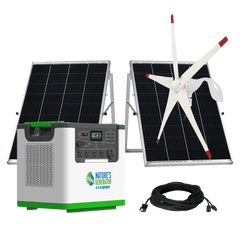 Nature's Generator L3600 solar and wind generator package