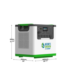 Nature's Generator L3600 3600W portable power station dimensions