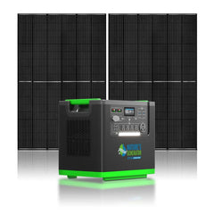 Nature's Generator Lithium 6000 with Solar Panel - AllProGenerators